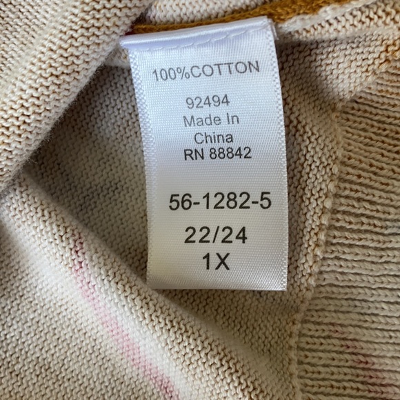 Woman Within brand sweater size 22/24 (1X) - Picture 8 of 8